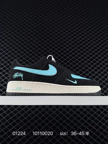 Nike Air Force 1 07 Assorted Black Green Black Light Blue White Light Blue Green Red EU 36-45 5 Casual - Unisex BS-72982