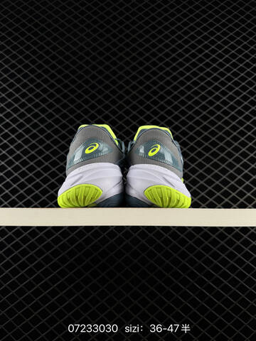 ASICS COURT FF3 NOVAK Slate Grey White Neon Yellow EU 36-47 Tennis Shoe Casual Sneakers - Unisex (BS-81711)