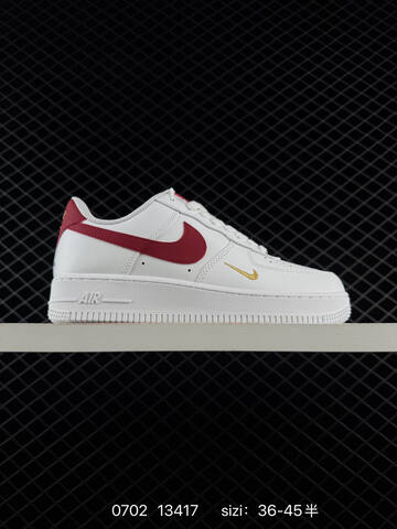 Nike Air Force 1 Low White Grey Gold Black Red EU 36-45 Sneaker - Unisex (BS-70481)