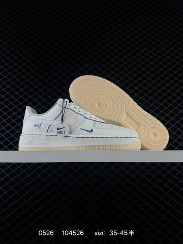 Nike Air Force 1 Low White Light Grey Light Blue Pink EU 35-45 Lifestyle - Unisex (BS-71205)