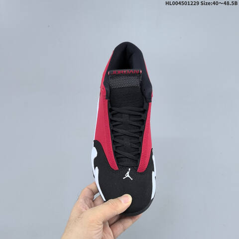 Jordan Air Jordan 14 Retro Gym Red Black White 40 48 5 Basketball - Men's (BS-67211)