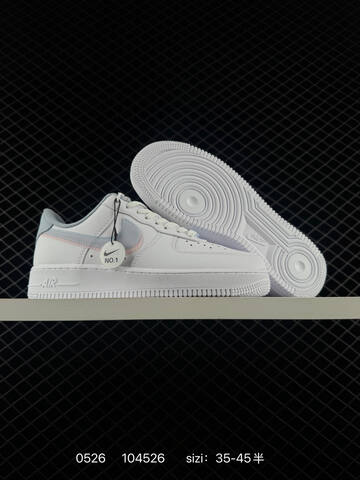 Nike Air Force 1 Low White Light Grey Light Blue Pink EU 35-45 Lifestyle - Unisex (BS-71205)