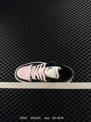 Jordan Air Jordan 1 Low Black Light Pink White EU 36-46 Sneaker - Unisex BS-80686