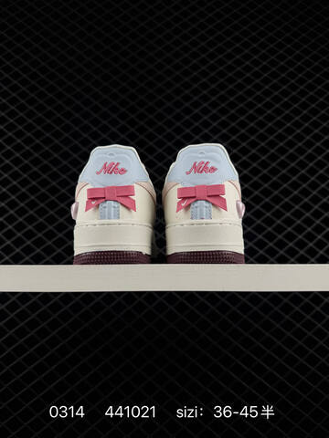 Nike Air Force 1 07 Low Sail White Pink Burgundy EU 36-45 Lifestyle - Unisex (BS-72647)