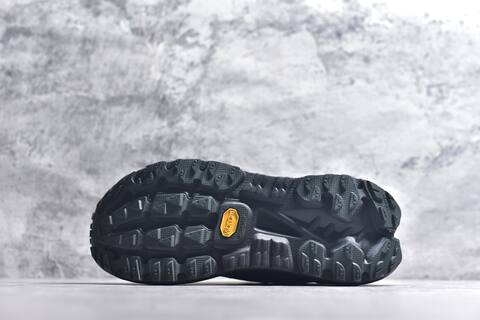 HOKA ONE ONE Mafate X Dark Grey Neon Yellow Black Trail Shoe Trail Running Sneakers (BS-59810)