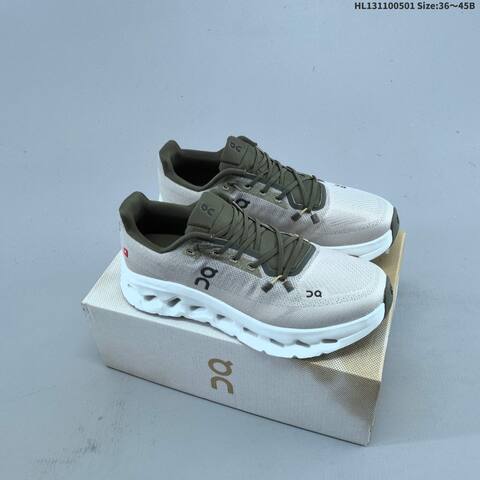 On Cloudtilt Beige Olive White EU 36-45 Running Shoe Running Sneakers - Unisex (BS-69583)