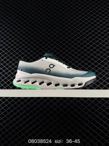 On Cloudsurfer Trail Waterproof White Teal Neon Green Black EU 36-45 - Unisex (BS-69969)