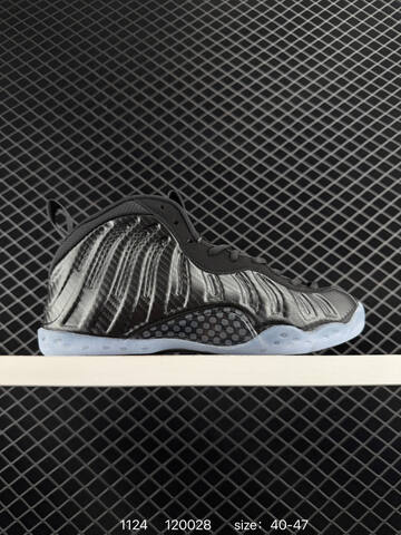 Nike Air Foamposite One QS Black Carbon Fiber With Icy Blue Sole EU 40-47 Basketball - Men's (BS-74034)