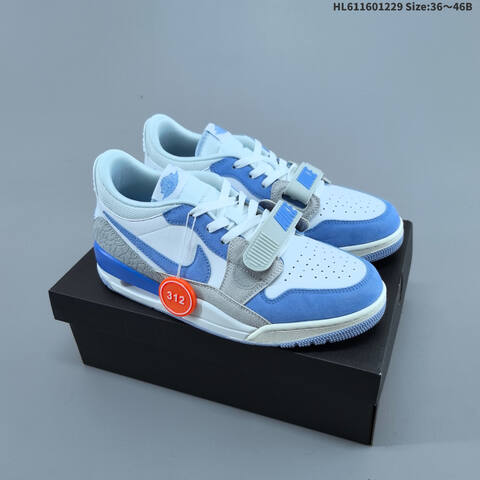 Jordan Legacy 312 NRG White University Blue Light Grey EU 36-46 Basketball - Unisex (BS-67199)