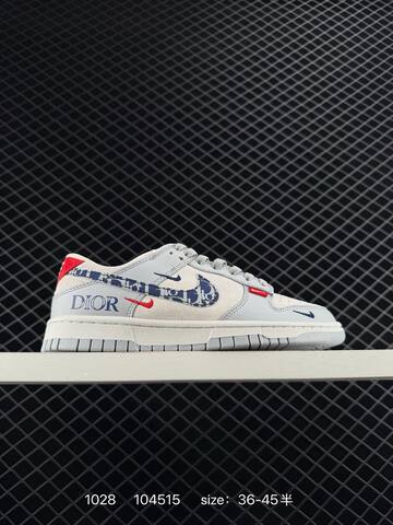 Nike Dunk Low White Navy Red Cream EU 36-45 Lifestyle - Unisex (BS-74520)