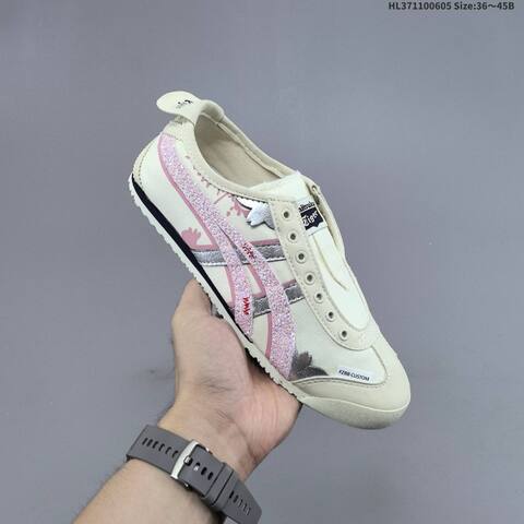 Onitsuka Tiger MEXICO 66 SLIP ON Cream White Grey Blue Black EU 36-45 Sneaker Casual Sneakers - Unisex (BS-68765)