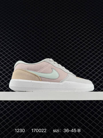 Nike SB Force 58 Light Beige White With Black Grey White Or Mint Swoosh Variants EU 36-45 5 Skate - Unisex (BS-73386)