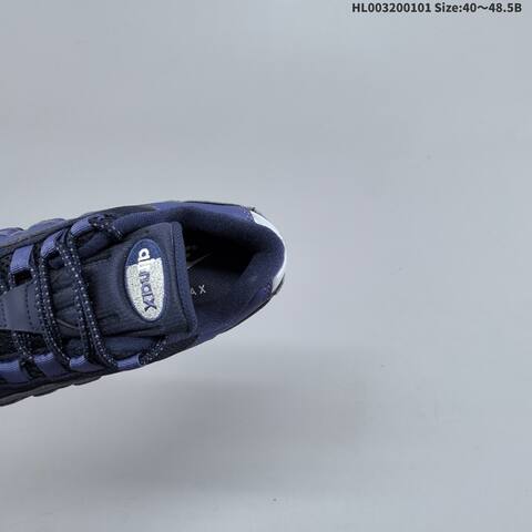 Nike Air Max 95 Navy Blue Black Silver EU 40-48 5 Running Shoe - Men s BS-62283