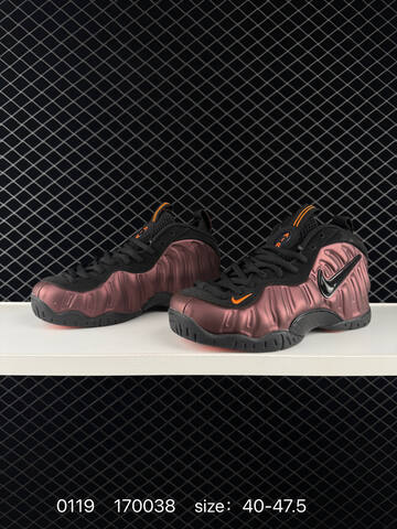 Nike Air Foamposite Pro Metallic Rose Black Orange EU 40-47 5 Basketball - Men's (BS-73075)