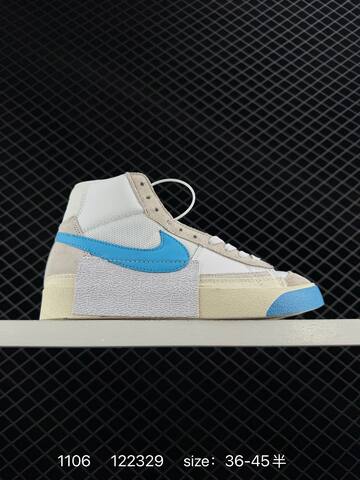 Nike Blazer Mid Pro Club White Red EU 40-45 Lifestyle - Men's (BS-74328)