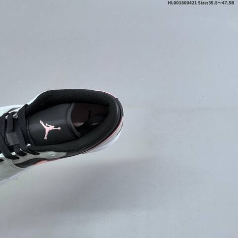 Jordan Air Jordan 1 Low Black Light Grey White Pink EU 35 5-47 5 Basketball - Unisex (BS-66100)