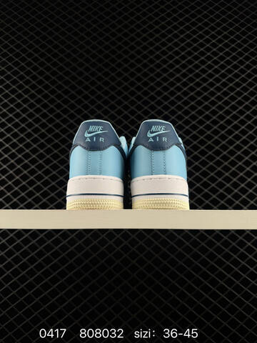 Nike Air Force 1 07 Light Blue Pale Cream Navy Blue White EU 36-45 Lifestyle - Unisex BS-72043