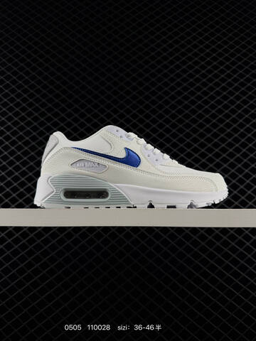 Nike Air Max 90 White Blue Gray Red Black Red Gray Neon Yellow 36-46 Lifestyle - Unisex (BS-71675)
