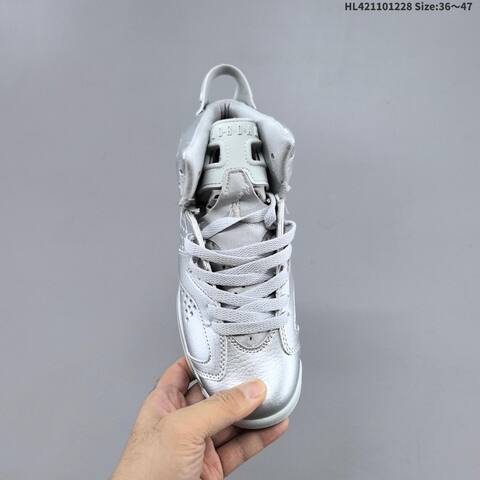 Jordan Air Jordan 6 Retro Georgetown Silver White EU 36 47 Basketball - Unisex (BS-67213)