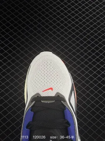 Nike Air Zoom Structure 26 White Grey Black With Blue And Red Accents EU 36-45 Running - Unisex BS-74228