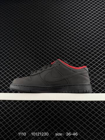 Nike SB Dunk Low Pro Black Red EU 36-46 Skate - Unisex BS-74267