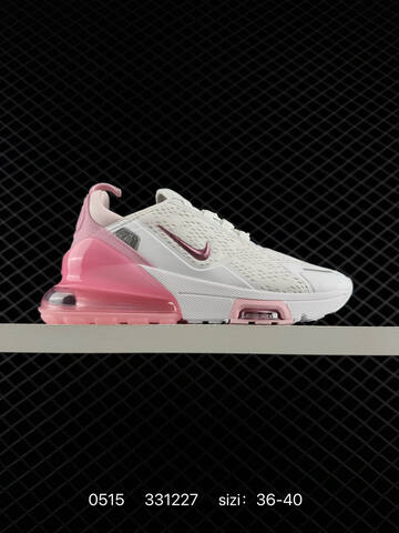 Nike Air Max 270 White Light Pink Silver EU 36-40 Running - Unisex (BS-71428)