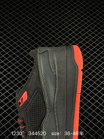 Jordan Air Jordan Retro Black Bright Red EU 36-46 Basketball Shoe - Unisex BS-79943