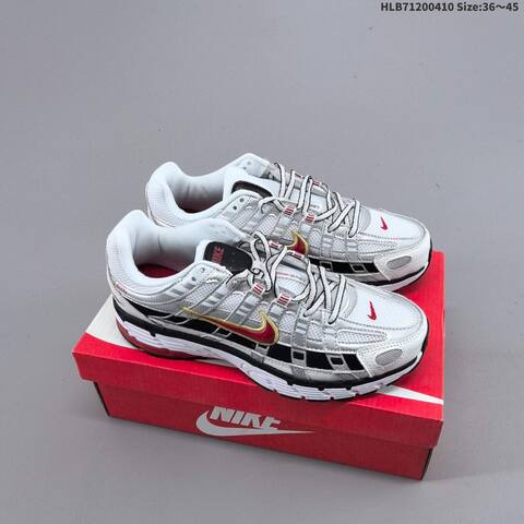 Nike P-6000 Grey White Black Khaki Cream EU 36-45 Running Shoe - Unisex (BS-60849)