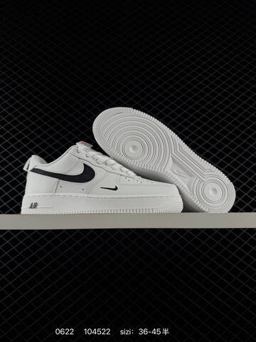 Nike Air Force 1 07 FV1320-100 White Dark Navy Blue EU 36-45 Sneaker - Unisex (BS-70658)