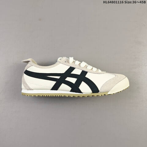 Onitsuka Tiger MEXICO 66 Cream White Black Beige EU 36-45 Sneaker Casual Sneakers - Unisex BS-69285