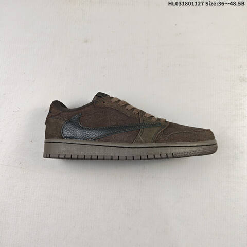 Jordan Air Jordan 1 Low OG SP Travis Scott Dark Brown Black EU 36-48 5 Casual - Unisex (BS-63016)
