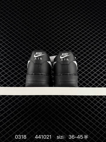 Nike Air Force 1 07 Black White 36-45 5 Casual - Unisex (BS-72619)