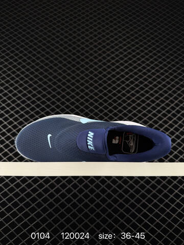 Nike Revolution 8 EasyOn HQ2415 Navy White Light Blue EU 36-45 Running - Unisex (BS-73336)