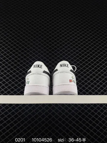 Nike Court Vision Low White Black EU 36-45 5 Casual - Unisex BS-72853