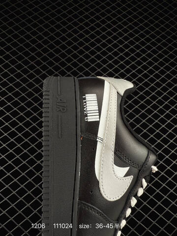 Nike Air Force 1 Low Black Pink White EU 36-45 5 Lifestyle - Unisex (BS-73832)