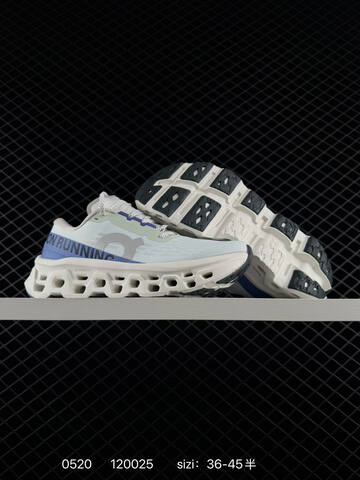 On Cloudmonster 2 Grey White Black Light Blue EU 36-45 Running Shoe Running Sneakers - Unisex (BS-85259)