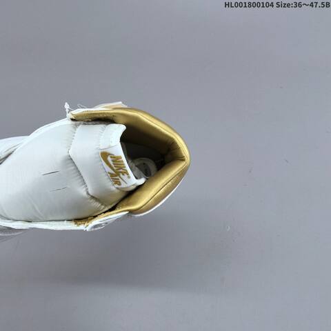 Jordan Air Jordan 1 High OG White And Gold EU 36 47 5 Basketball - Unisex BS-67116