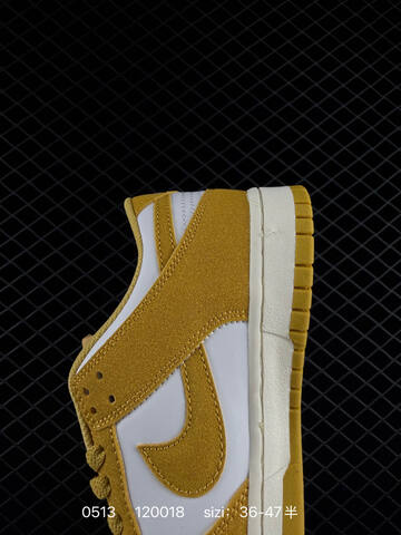Nike SB Dunk Low Pro White Gold Yellow EU 36-47 Skate - Unisex (BS-71494)