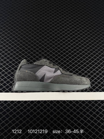 New Balance 327 Dark Grey Black Light Grey EU 36-45 Sneaker Unisex BS-82493