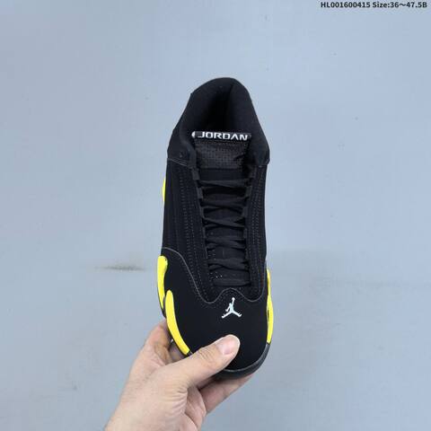 Jordan Air Jordan 14 Retro Thunder Black Yellow EU 36-47 5 Basketball - Unisex (BS-66179)