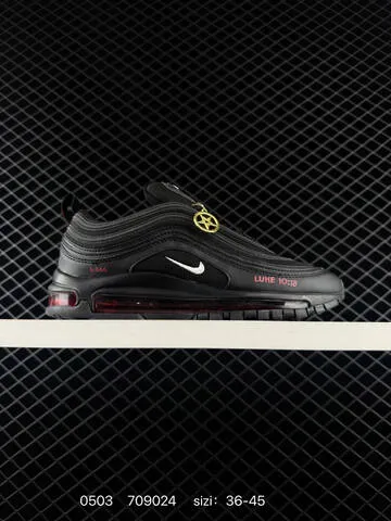 Nike Air Max 97 Black Red 36-45 Running - Unisex BS-71718