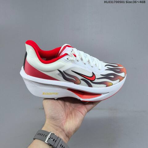 Nike Zoom Fly 6 Black White Grey Red EU 36-46 Running Shoe - Unisex BS-60554