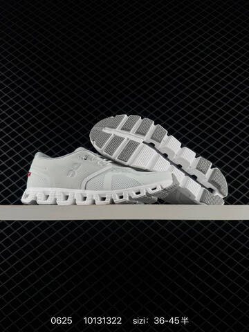 On Cloud 5 Light Grey White EU 36-45 Running Shoe Running Sneakers - Unisex (BS-85122)
