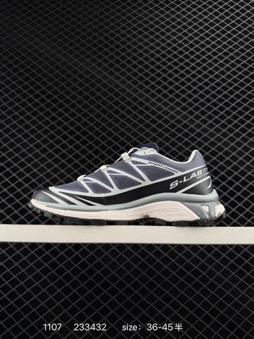 Salomon XT-6 S-LAB Grey Black White EU 36-45 Trail Shoe Trail Running Sneakers - Unisex (BS-85933)