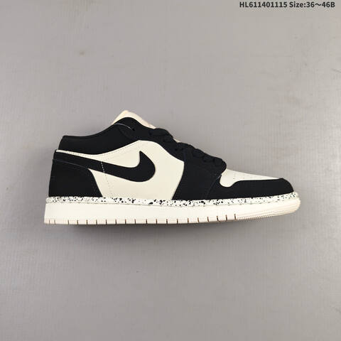 Jordan Air Jordan 1 Low Black Cream Grey EU 36-46 Basketball - Unisex (BS-63723)