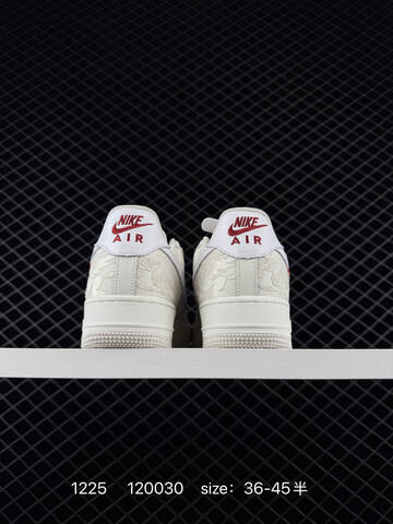 Nike Air Force 1 07 LV8 Sail White With Red Accents EU 36-45 5 Lifestyle - Unisex (BS-73508)