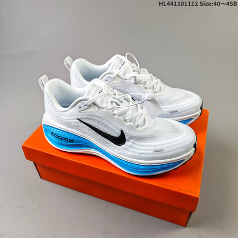 Nike Vomero Plus ReactX Air Zoom White Blue EU 40-45 Running Shoe - Men's (BS-63819)