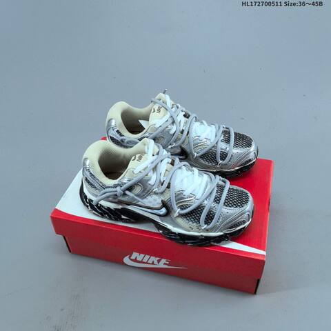 Nike V5 RNR Silver Pink Black White EU 36-45 Running Shoe - Unisex BS-60419