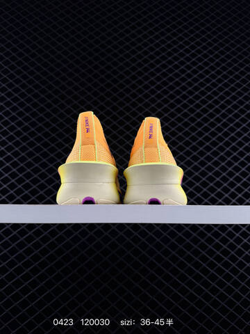 Nike Air Zoom Alphafly Next 3 Laser Orange With Volt Purple Blue Gradient Accents EU 36-45 Half Sizes Available Running - Unisex BS-71921