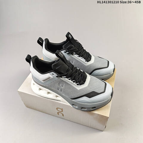 On Running Cloudnova X Olive Brown Black White EU 36-45 Running Shoe Running Sneakers - Unisex (BS-69748)